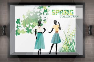 Spring window design for Graphic design portfolio